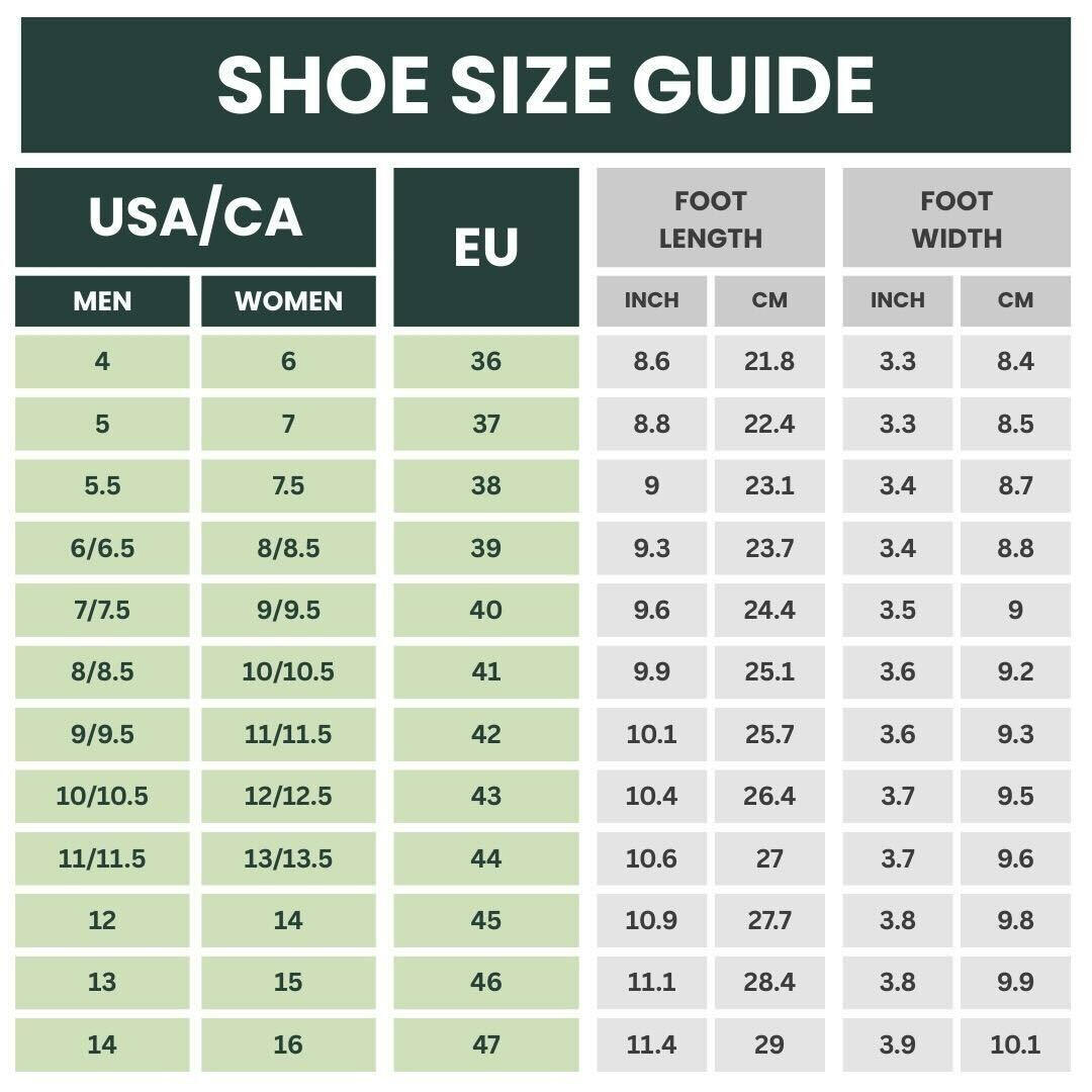 Hyper Shoes Size Guide